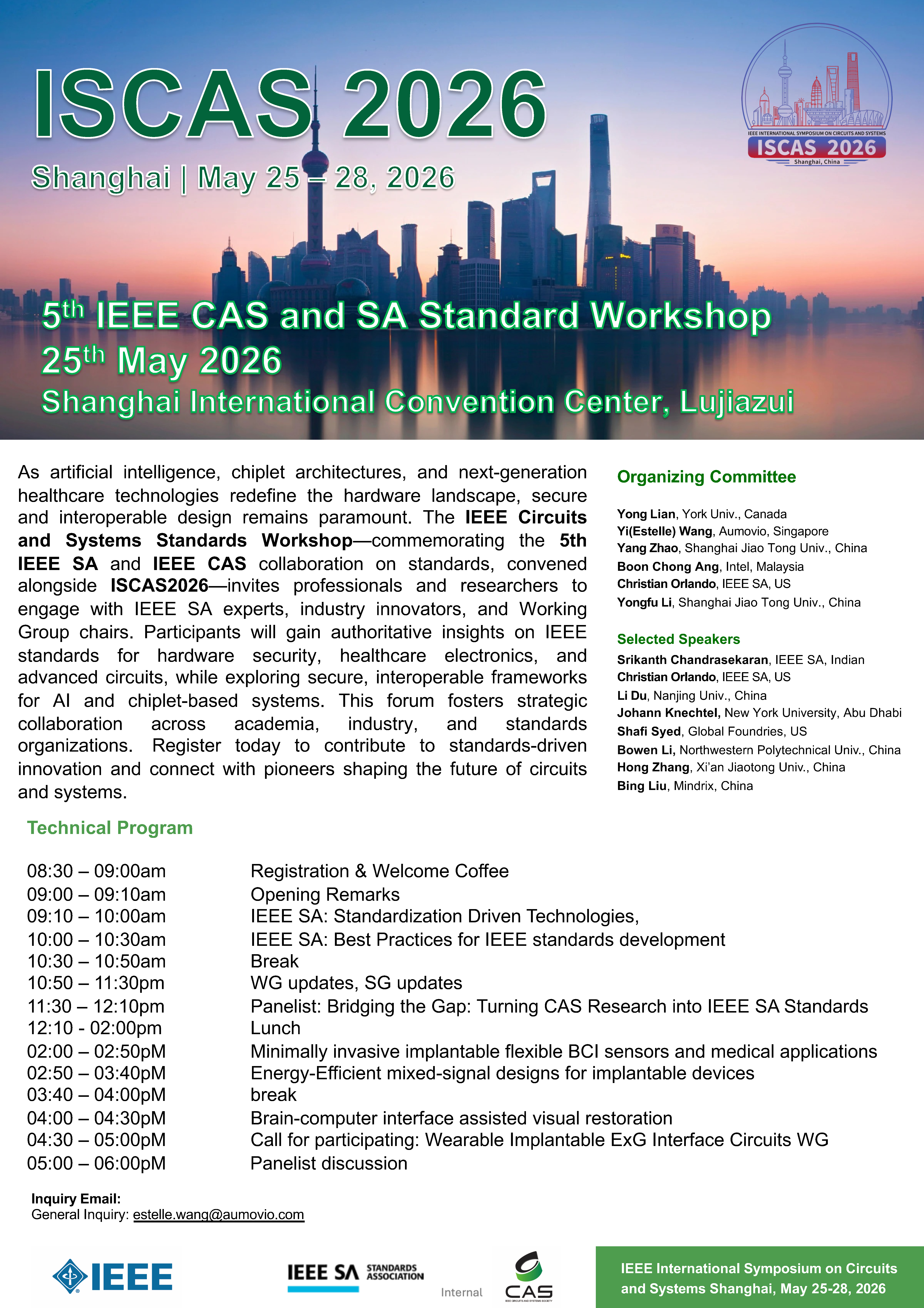 IEEE CAS Standards Workshop Poster